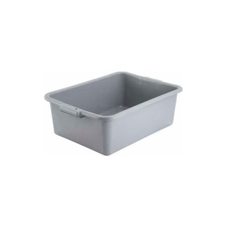 Winco Dwl Industries Co Winco PL-7G - Bus Box, Gray, Polypropylene, 21-1/2"D x 15-3/4"W x 7-1/4"H, NSF PL-7G